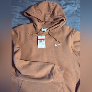 Nike Brown Fleece Hoodie Large